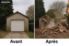 Démolition avant/après